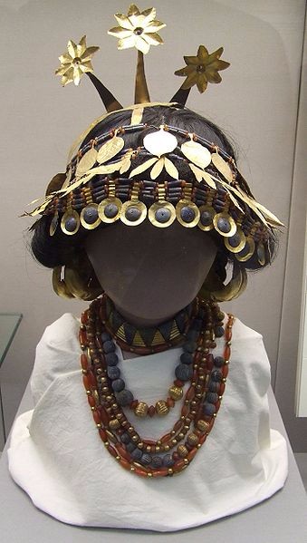 Sumerian Necklaces and Headgear