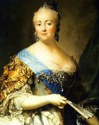  Portrait of Elizabeth painted by Vigilius Eriksen in 1757.  