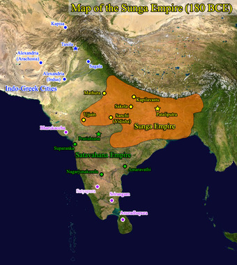 Sunga Empire, c. 185 BCE