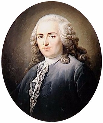  Portrait of Turgot by Antoine Graincourt, now in Versailles.  