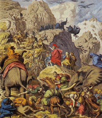 Hannibal's Famous Crossing of the Alps